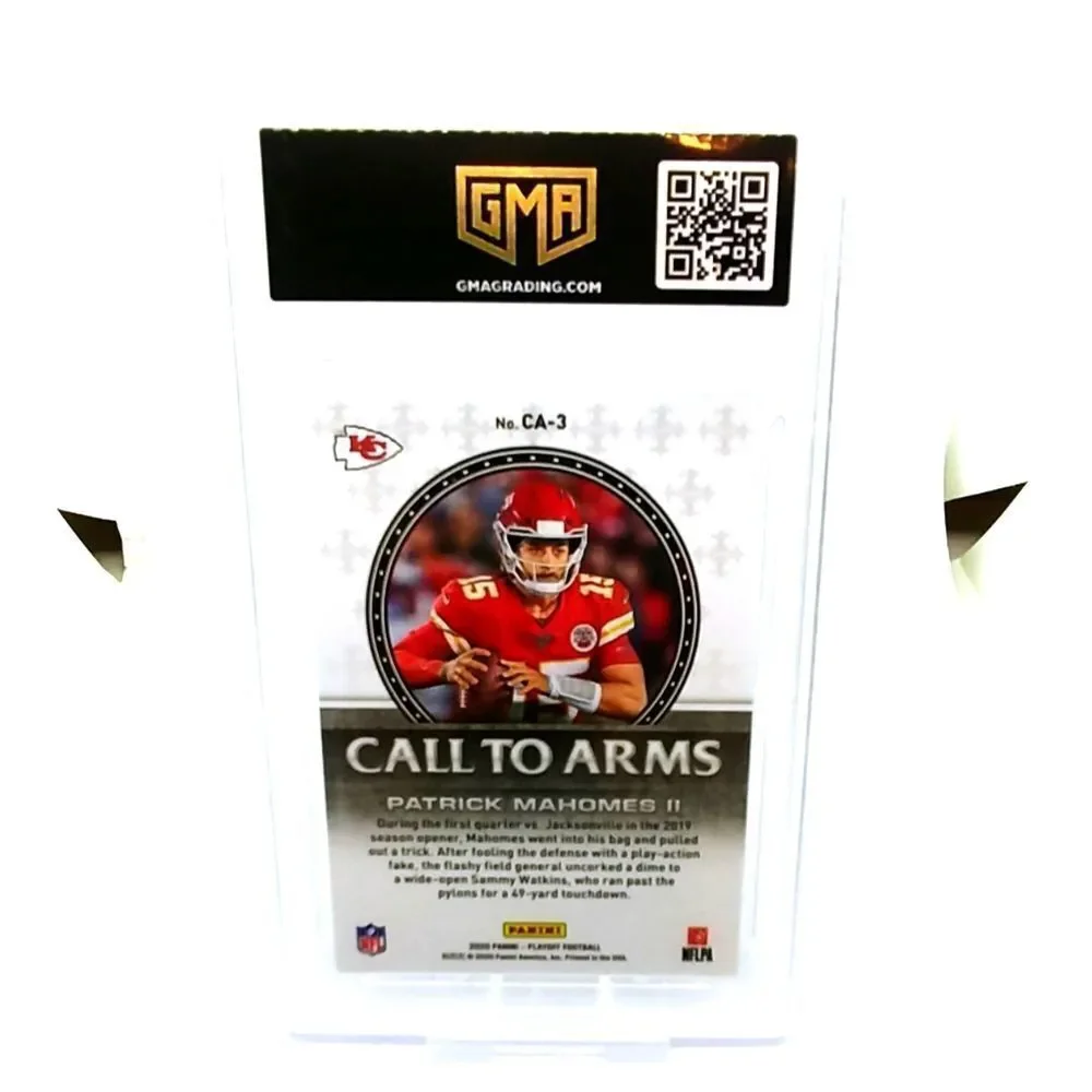 2020 PLAYOFF PATRICK MAHOMES II CALL TO ARMS # CA-3